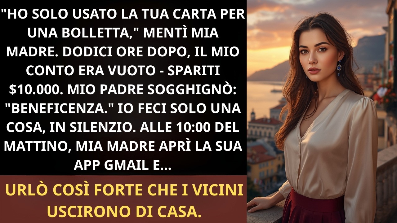 Mercoledì mattina, torno a casa e trovo mia madre seduta sul mio divano che beve il mio caffè come se niente fosse. Due ore prima, diecimila euro erano spariti dal mio conto. Le ho chiesto...