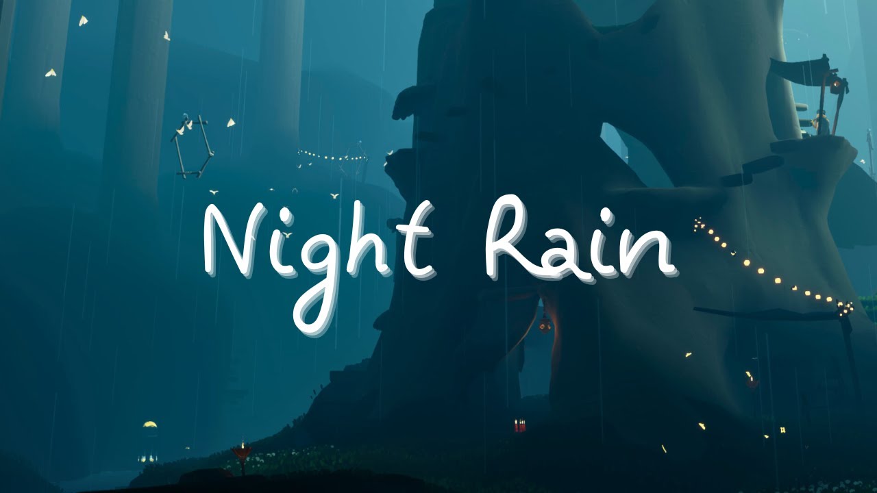 Rainy Night Treehouse Ambience for Sleep & Deep Relaxation (1-Hour Loop ...