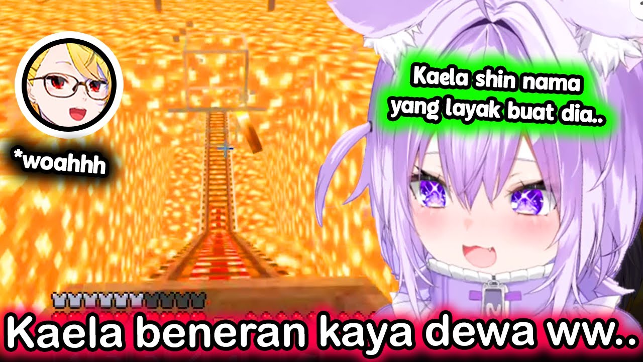 Okayu Semakin Kagum Sama Kehebatan Kaela-Shin Pas Mampir Ke Creeper Farm ww..
