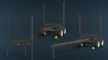 FS22 - Pole Log Trailer