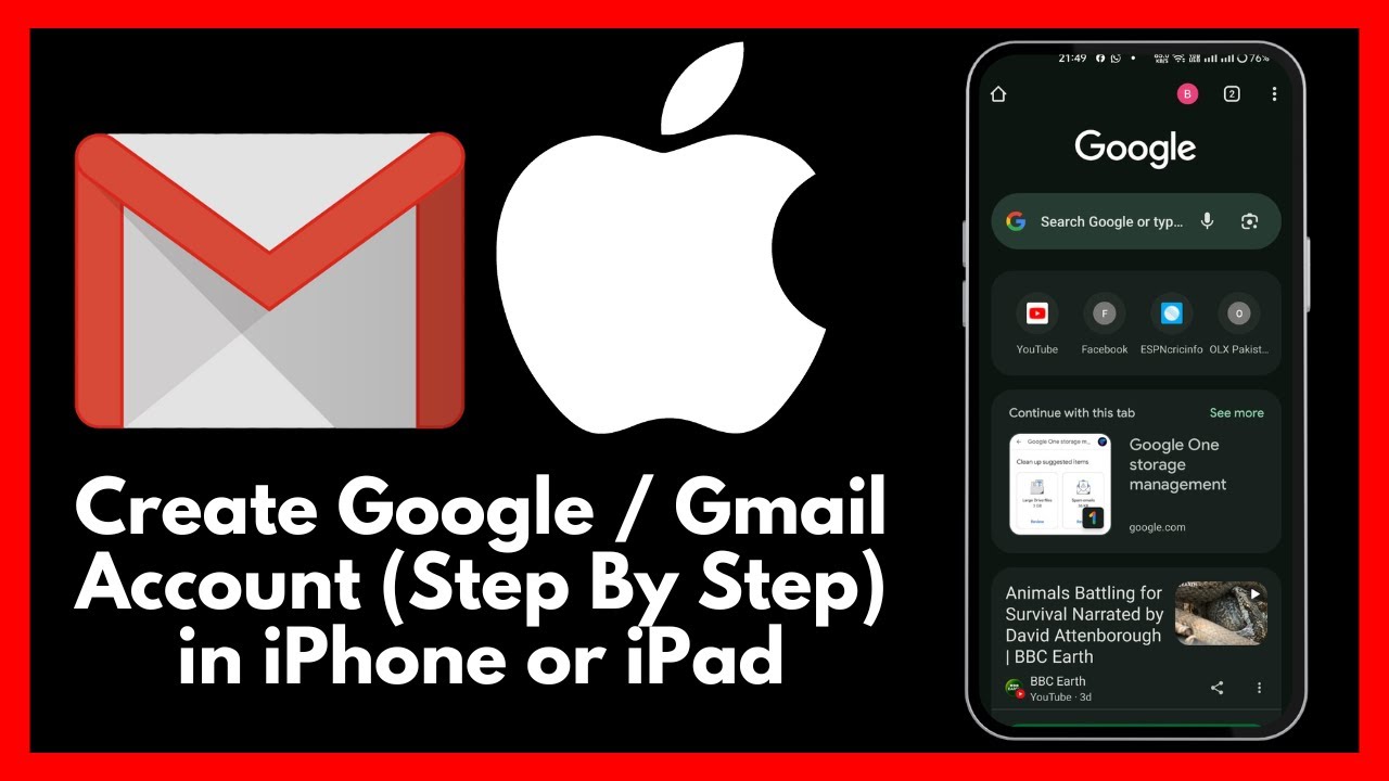 How To Create Google / Gmail Account (Step By Step Guide 2025) ️ - YouTube
