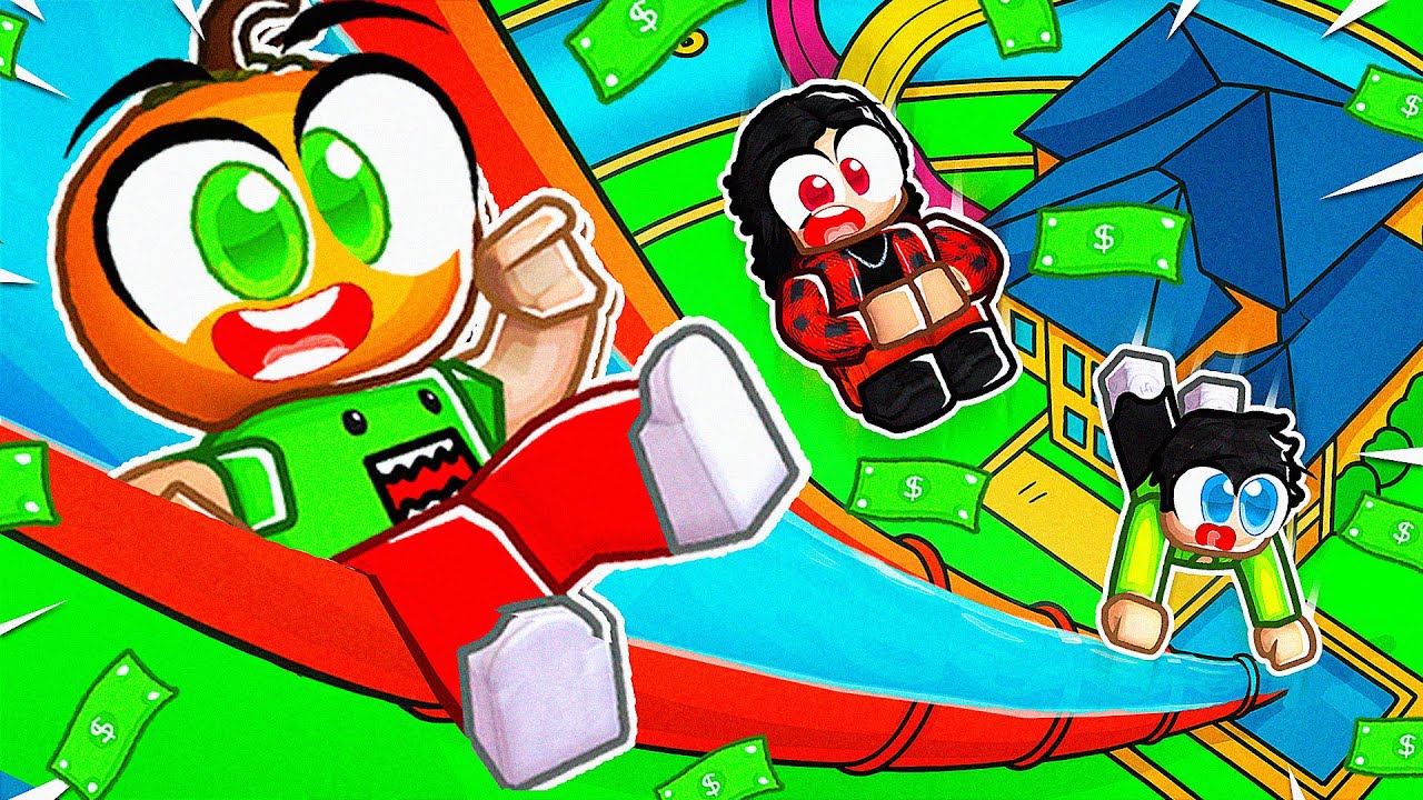 9,999,999 Metre SU KAYDIRAĞINDAN Kayarak Zengin Oldum! 💧 | Roblox