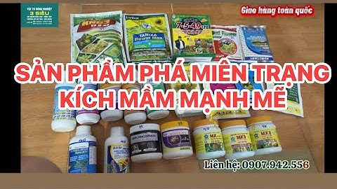 CÁC SẢN PHẨM CHUYÊN PHÁ MIÊN TRẠNG, KÍCH MẦM HOA. #basieu #anphatnong #saurieng #durian