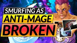 How to RANK UP with EVERY HERO - BROKEN ANTI MAGE SMURF Tips ANALysis - Dota 2 Guide