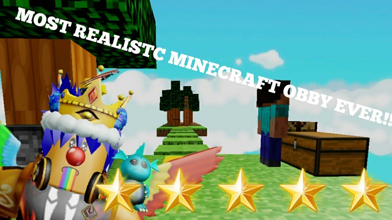 Most Realistic Minecraft Roblox Obby Ever - the most realistic roblox minecraft game ever