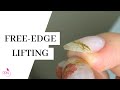 Mistakes causing gel nail lifting at the free edge