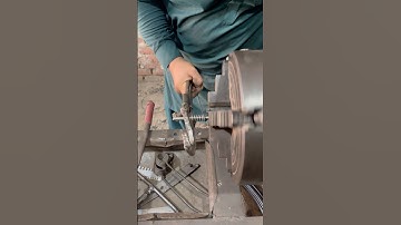 Making close bore spring turning by hand tools on lathe #diy #shorts #short video