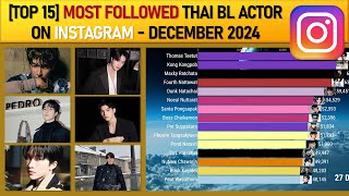 top 15 Most Followed Thai Bl Actor On Instagram  December 2024