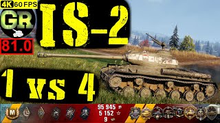 World of Tanks IS-2 WoT Replay - 10 Kills 3.8K DMG(Patch 1.4.0) screenshot 4