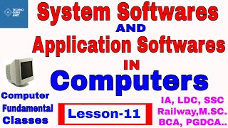 System softwares and Application softwares in Computer | CLASS 11 screenshot 4