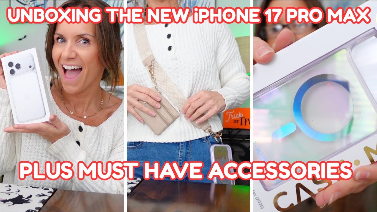 РАСПАКОВКА НОВОГО iPhone 17 Pro Max + аксессуары (первые впечатления) | Дом с Трейси