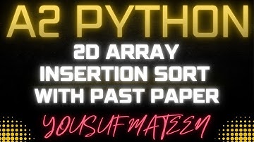 Advance Python | Programming | Day 14 | A level Computer Science 9618 | Urdu/Hindi