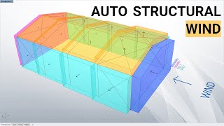 Auto Structural Wind. Generating wind loads automatically in real-time with physics in Grasshopper.