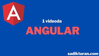 1 Videoda Angular 12 ile Web Geliştirme Öğren.