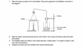 AQA GCSE Chemistry Core Practical 8: Purification of water