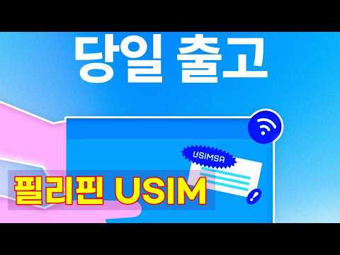 필리핀 여행 필수템! 세부 보홀에서 500MB 매일 무제한 USIM