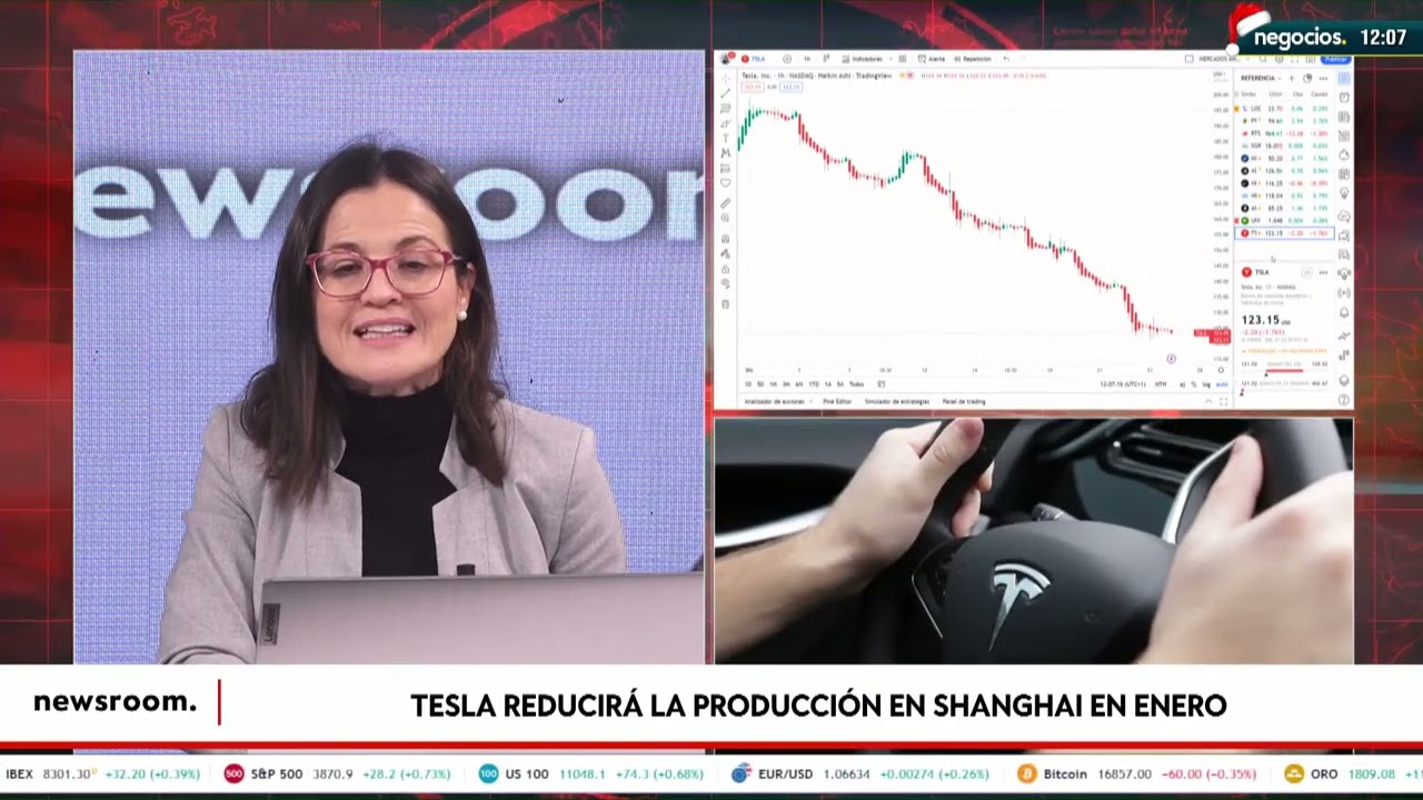 Tesla planea ejecutar un programa de producción reducido en su planta de  Shanghái en enero - YouTube