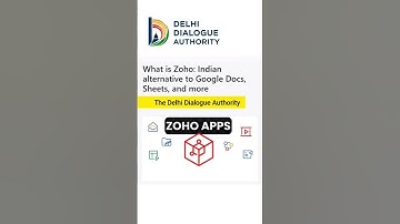 What is Zoho: Indian alternative to Google Docs, Sheets, and more #shorts #zoho #google