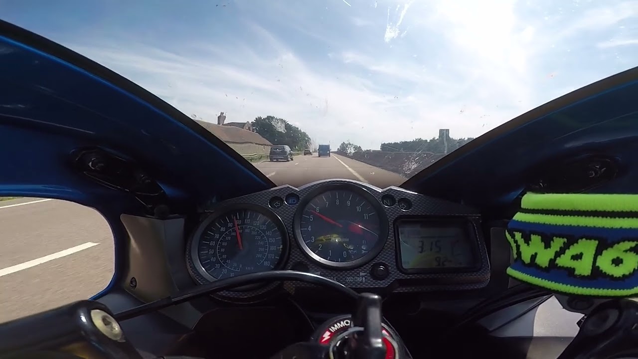Kawasaki ZX12R Top Speed - YouTube
