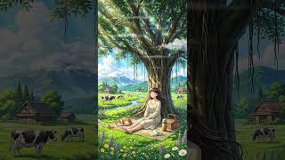 Countryside afternoons hit different... 🌾🐄​ #shorts #natureasmr #peaceful #aesthetic #countryside