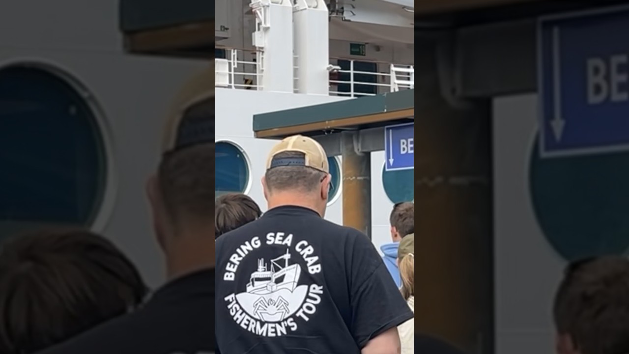 Alaska Cruise: Got the T-Shirt and Back Again for More! 🦀 | Bering Sea Crab Fishermen's Tour