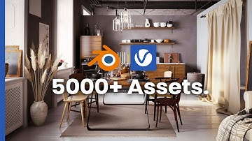 5,600+ FREE High Quality Assets in V-Ray for Blender