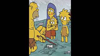 Simpsons as caveman #thesimpsons#simpsons#animation#movie#cartoon#shorts
