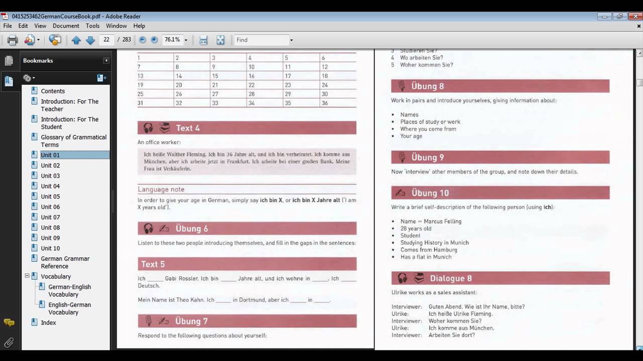 frankfurt stock exchange Intensive German course