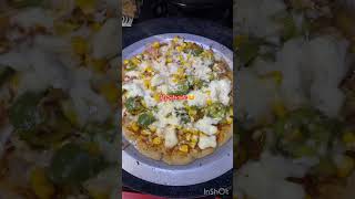 Home made pizza with whole wheat atta🥳