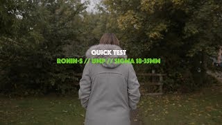 Ronin-S w/UMP + Sigma 18-35