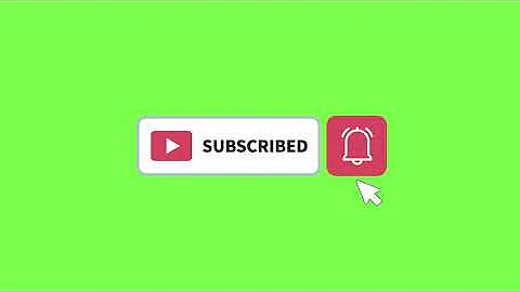 YouTube Subscribe Button #6 | Green Screen | Free Download in 4K
