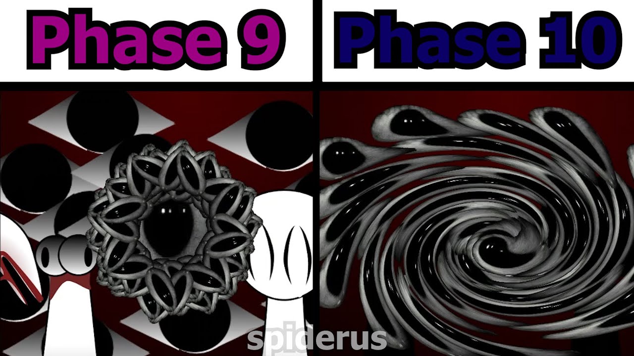 Phase 9 VS Phase 10 in Incredibox Sprunki! True Versions