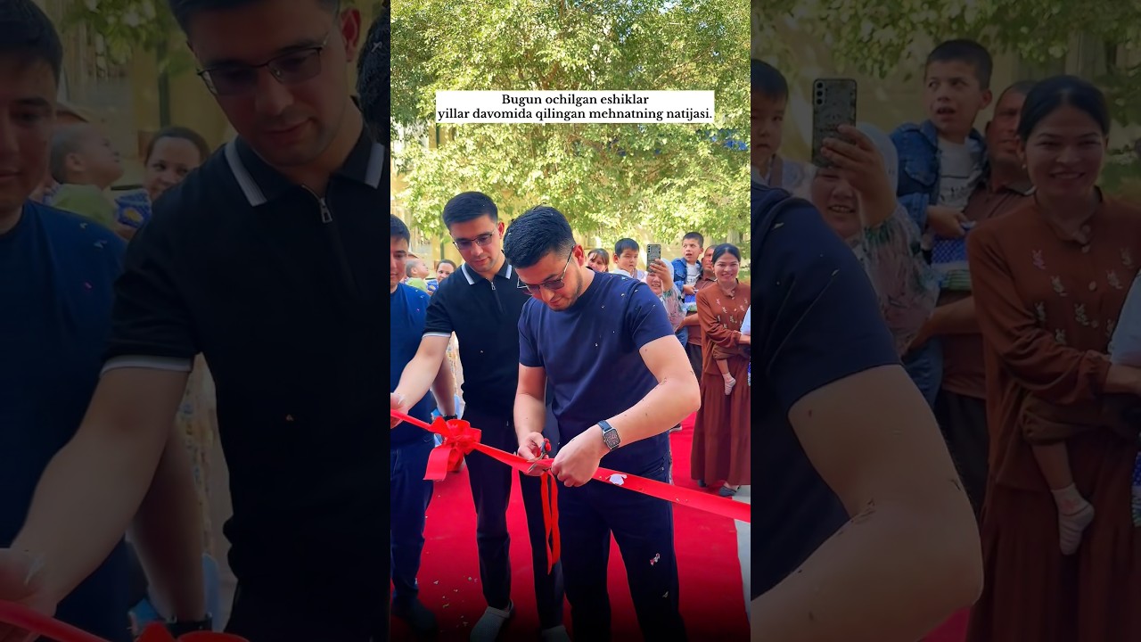Bugun ochilgan eshiklar — yillar davomida qilingan mehnatning natijasi. #lfk