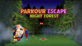 Digital Circus Pomme, Parkour Escape Night in the Forrest screenshot 5