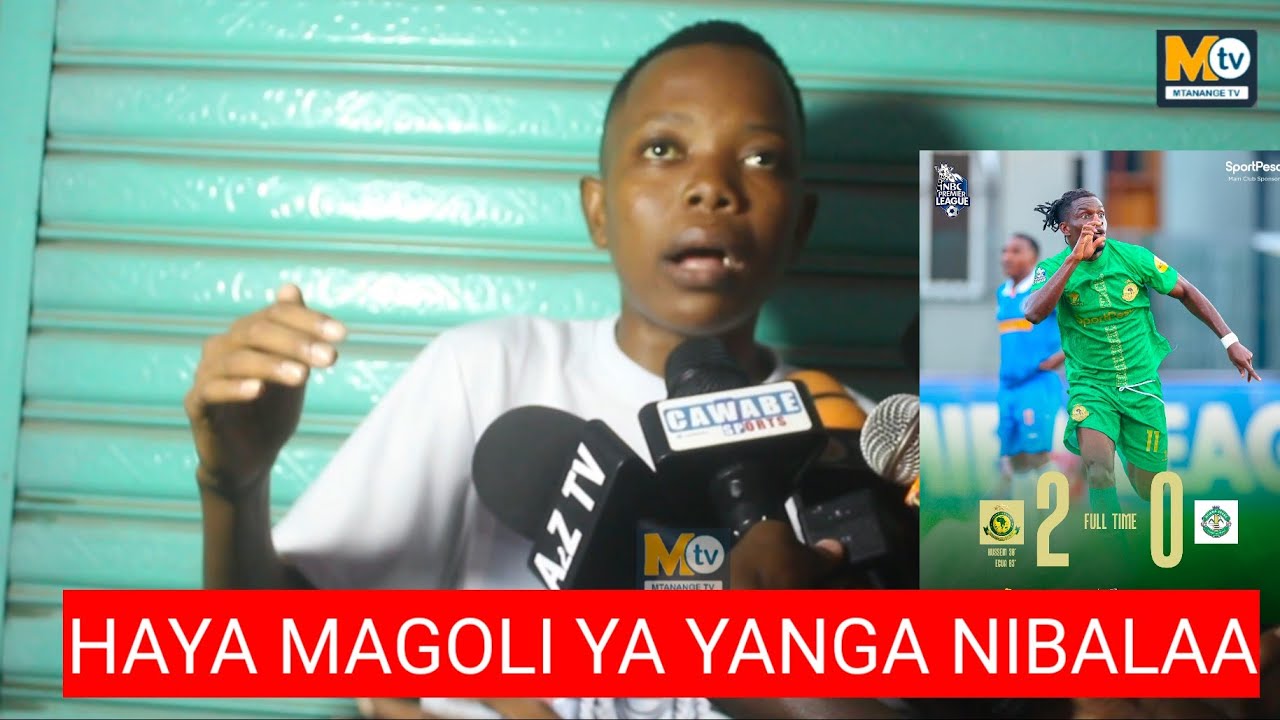 🚨 MCHAMBUZI DOGO YUSUPH APAGAWA NA GOL LA CELESTINE ECUA - YouTube