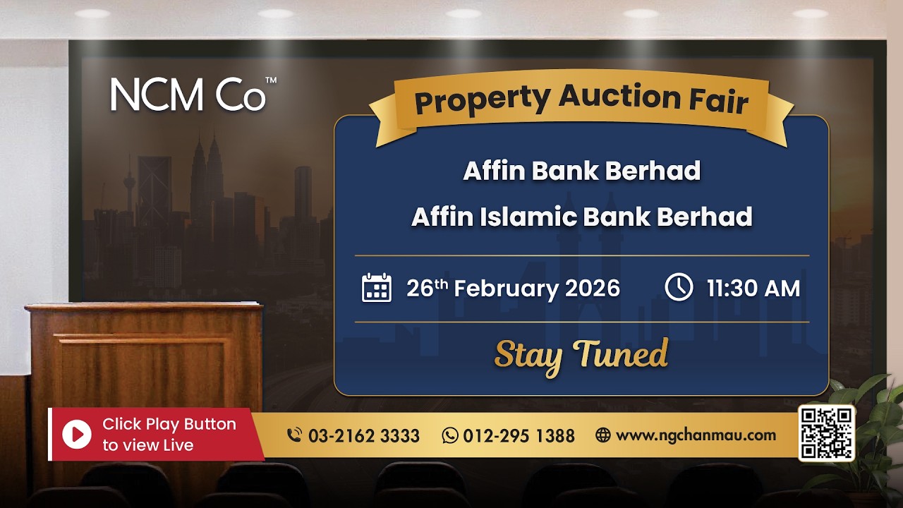 Affin Bank Berhad / Affin Islamic Bank Berhad Property Auction Fair - 26th Feb 2026