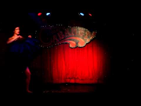 Lady Cheek - Blue Fan Dance