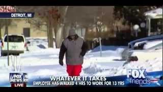 Man Who Walks 21 Miles To Work Everyday