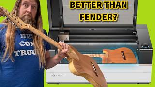 A Better Acoustic Telecaster?! Made With A Laser Cutter. xTool P3