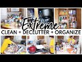 EXTREME CLEAN DECLUTTER  ORGANIZE WITH ME 2020 | ALL DAY CLEANING MOTIVATION  | KITCHEN ORGANIZATION