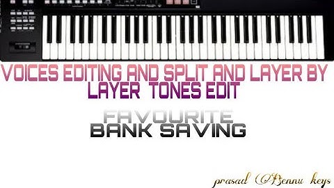 Roland xps 10 creating new voices editing/ layer by layers/bank registration telugu version