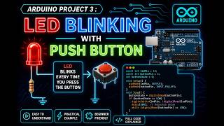 Arduino Project 3 : LED Blinking with Push Button