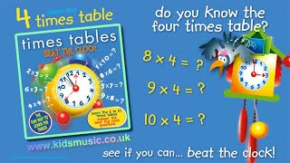 Kidzone - Do You Know The Four Times Table?