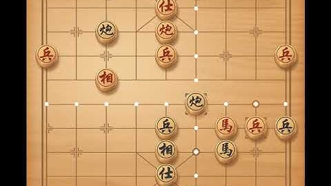 Challenges from apprentice Play Chinese chess game first game