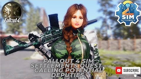 Fallout 4 Sim Settlements  Quest - Calling Potential Deputies #fallout4 #fallout4mods