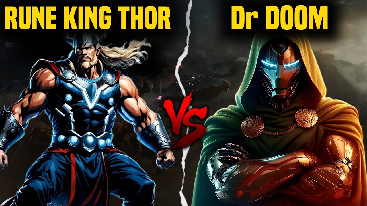 Dr Doom vs Rune King Thor (The result will be shocked) - YouTube