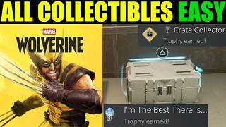 Marvels Wolverine - All CollectiblesLocations (whisky bottle & material crates | crate collector