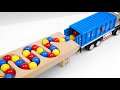 Marble Run Race ☆ HABA Slope, Dump Truck & Garbage Truck & Ambulance & vehicles Full Compilation #15
