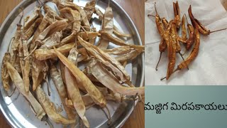 సల్ల మిరపకాయలు||Buttermilk mirchi recipe in Telugu||oora mirapakayalu||