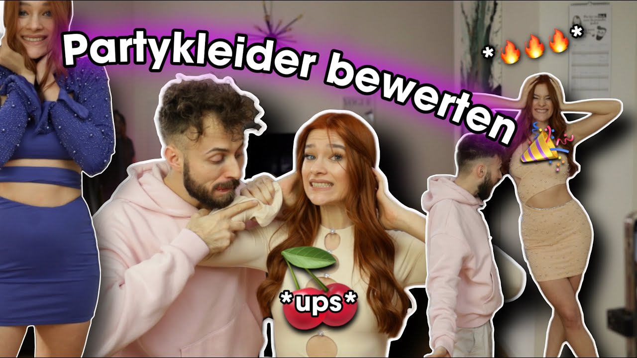 Marc bewertet meine neuen *spicy* PARTYKLEIDER 😂🔥 | stineundmarc